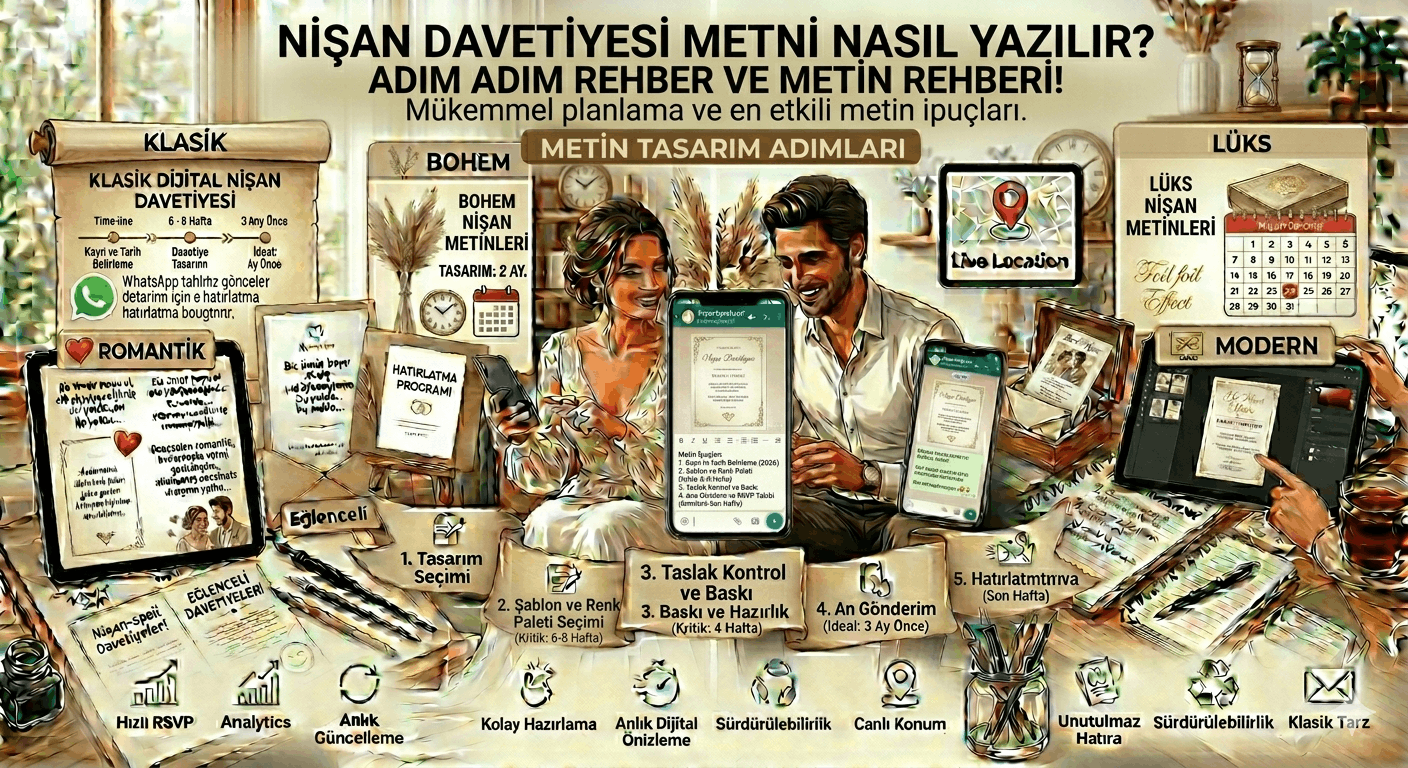 Nişan Davetiyesi Metni Nasıl Yazılır? (Rehber)